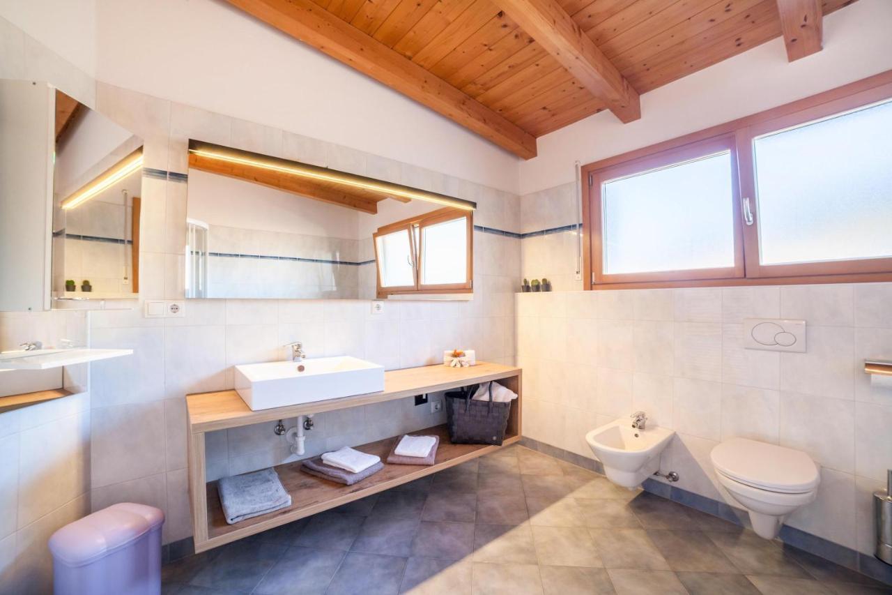 Oberegghof Ferienwohnung Hahnenkamm Rifiano Buitenkant foto